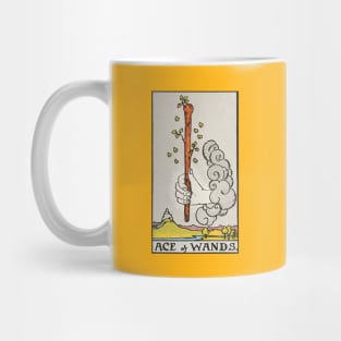 Ace of wands tarot card Mug